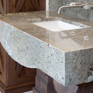 Granite in the bathroom